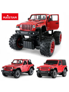 Strong Off-Road Remote Control Car USB Charging Toy Gift Model Jeep Wrangler Unlimited Rastar Starlight Durable Electric Car
