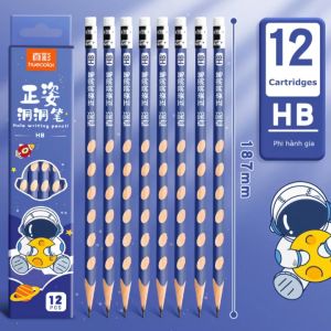 Hộp 12c cây Bút Chì Định Vị 2B/HB Đầu Gôm-NIEVE