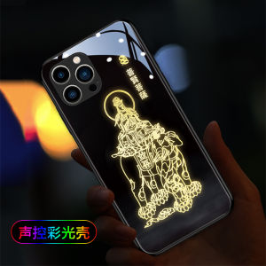 Creative Zodiac Guardian God Phone Case  17 16Promax 15Plus 14Trendy 13Mini Glass 12Super Hot XR Phone Cover
