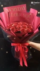 Bó hoa nhũ kim tuyến - bó hoa sinh nhật đẹp tặng kèm đèn led 3 chế độ sáng bó hoa nhũ thích hợp tặng người thương ngày kỹ niệm ngày lễ 8-3 20-10 14-2