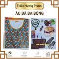 Quần áo bà ba bông cao cấp vàng mã. 