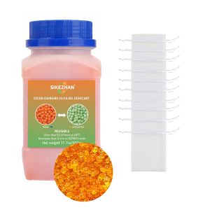 Orange & Blue Indicating Silica Gel Desiccant Beads 3-5mm Reusable Bulk Dehumidifier for 3D Printer Electronics CameraJewelry