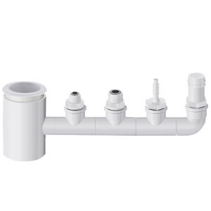 Kitchen Water Purifier Pipe Drainage Connector Kitchen Dishwasher Drainage Tee Connector Sink Accessories Quick Installation