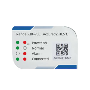 เครื่องบันทึกอุณหภูมิแบบใช้แล้วทิ้งระบบบลูทูธล็อกข้อมูล Atag-30B แบบใช้แล้วทิ้งเทอร์โมมิเตอร์อาหารรายงาน PDF สำหรับสายโซ่เย็น