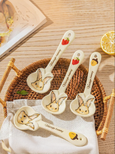 MODERN SWEETHOME | Cute High Appearance Ceramic Small Spoon
