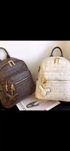 Backpack กระเป๋าเป้แฟชั่น กระเป๋าสะพายหลัง กระเป๋าทำงาน กระเป๋านักเรียนแฟชั่น มีซิป สะพายข้างได้ หนังPU Premium