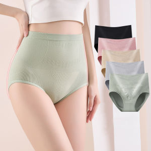 5Pcs Womens High waisted Knickers Tummy Control Briefs Ladies Underwear Full Coverage Panties Body Shapewear M-2XL