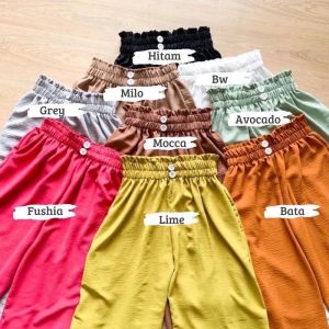 kulot crinkle airflow premium variasi kancing 2 #celana terlaris