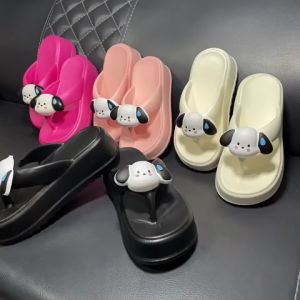 รองเท้าแตะแฟชั่นผู้หญิง NQshop ส้นหนาถึง 2 นิ้ว รับการเลือกสี 5 สีจุกๆ ไม่พอแค่นั้น ติดต่อได้ทันที