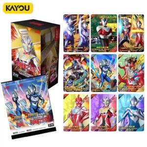 Kayou | KAYOU Ultraman Peak Battle Trading Card Box Heroes Series Sealed Mystery Booster Pack Collectible Anime Cards for Fans