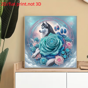 other | 2d/flat 1 Piece Diamond Painting Frameless Painting animal pattern canvas Material Suitable for home Decoration or Holiday gi