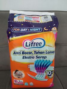 Lifree PEREKAT popok dewasa size M8/L7/XL6 adul diapers popok orang tua popok lansia