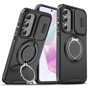 szhaiyu | Magnetic Phone Case for Samsung Galaxy A57 A37 A07 A17 A56 A36 A26 A16 A06 A55 A35 A25 A15 A05 Ring Stand Protect Camera Cover