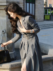 SHANGSHA | Chic Elegant High-end Style Suit Dress Autumn