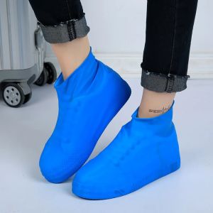 1 Pair Silicone Shoes cover Thickening Material Shoes Protectors Boots Wear-resistant Water proof Latex cover Rainy day Reusable