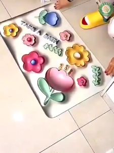 Keset Diatomite 3D Anti Bau Cepat Kering / Alas Kaki Kamar Mandi Dapur Serap Air Anti Bau