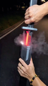 🇸🇬 [In Stock] Spark Katana Lightsaber Toy Sword with Sound SmokeEffect Multicolor Lights for Kids Cosplay Christmas