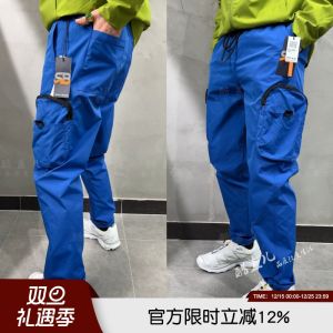 North America Style Mens Casual Pants Elastic Waist Multi-Pocket Spring Fashion Urban Loose Fit Long Trousers
