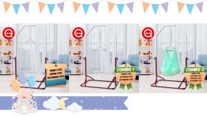 GT Home Electronic Baby Cradle/ Baby Spring Cot Stand / Buaian Bayi / Buai Baby/ Elektrik Buai Baby / Electric Motor
