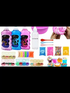 Homemade Slime color clay crystal clay set Slime mold glue set crystal clay DIY Clay Set