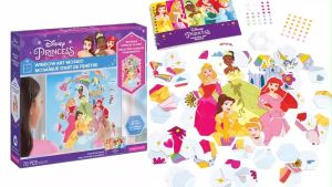Year End Sales | Make It Real Disney Princess Window Art Mosaic Puzzle For Kids 4278