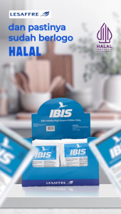 IBIS BLUE Pelembut Roti isi 4 sachet x 10 gr