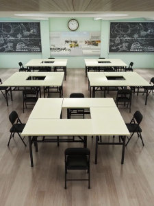 Folding computer desk home bedroom desk desk desk desk student desk rental house without installation of rectangular table