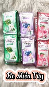 Dây 12 gói sữa tắm Gervenne đủ mùi hương.