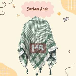 SORBAN SEGITIGA UNTUK ANAK TK DAN SD/ PAKET IGAL SORBAN ANAK LAKI LAKI BONUS PECI
