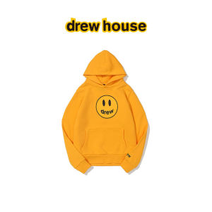 Smiley Print Fluffy Loose Hooded Kids Sweatshirt
