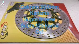 PIRINGAN DEPAN SUPRA 125- KARISMA -REVO LAMA- FIT NEW DISK CAKRAM 300 MM PLUS BREKET