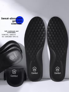 Mens Breathable Anti-Odor Soft Leather Insoles for Summer Shoes
