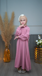 ชุดเดรสเด็กผู้หญิง น่ารักมากๆ เนื้อผ้าสลาฟใส่สบายเหมาะกับเด็กมากๆ GC40