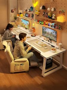 ZHUOHE | Wide Desk For Dual Gaming Setup