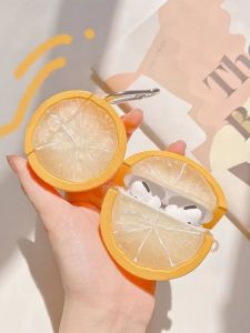 Creative Summer Lemon Slice Silicone Protective Case for Apple AirPods Pro 2 Wireless Bluetooth Earphones Womens Personalized