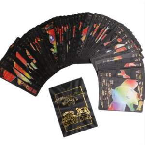Set Thẻ bài Pokemon vàng cầu vồng- bạc cầu vồng 55 lá tiếng Anh