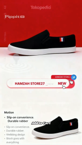 SEPATU PRA SLIP ON PRIA MODEL WEBING