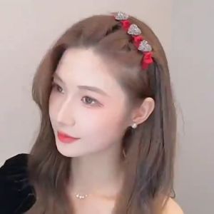 Tooyoo Bangs Hairpin Broken Hair Duckbill Clip Side Female Women Hairpin Hair Accessories Forehead Braided Headdress