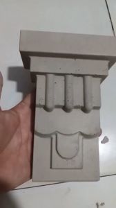 Con bọ xi măng hoa văn CB02 kích thước 11x16CM HTV-EUROSHOP gắn góc trần tường trang trí nhà cửa tân cổ điển (phu dieu xi mang)