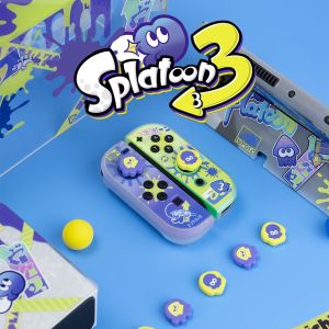 Splatoon3 Nintendo Switch OLED Protective Case Game Console Switch V1 V2 PRO SteamDeck Accessories