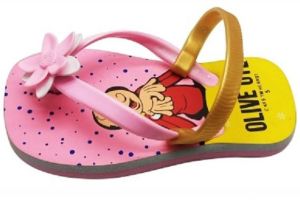 Cute Olive Yokina Popeye  Sandal Anak Balita Cewek Aksesoris Bunga dan tali Tumit Battleship Popeye Lisensi