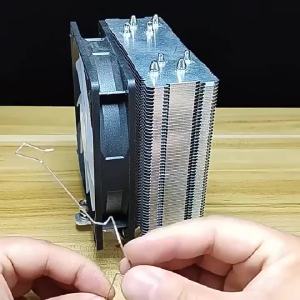 2PCS/lot 80/90/120MM Cooler Fan Buckle Computer CPU Cooling Fan Clips 304 Stainless Steel Wire Fastener Buckle Bracket