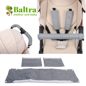 Baltra Stroller Armrest Cover Fence Protector Baby Safety Stroller Seat Belt Shoulder Cover Accessories Cotton Gauze