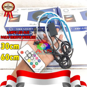 Lampu Alis REMOTE WIRELESS / Led Slim Tempel Universal Motor/Mobil 12V