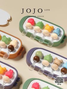 Mr. Grocery Silicone Cartoon Ice Cream High Aesthetic Value Cute Kitchen Utensils Ice Cube Trays Ice Maker Ice Bag Ice Tray