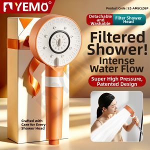 YEMO | High Pressure Showerhead Water Filter Massage