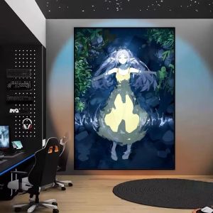 Bandai | Anime F-FriERen Tranh Gắn Đá Cổ Điển Nhật Bản Khảm Vuông Acrylic Nghệ Thuật Thủ Công Tinh Tế Trang Trí Nhà Quà Tặng