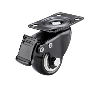 DIY ลูกล้อ ลูกล้อแป้นหมุน 2นิ้ว ลูกล้อยางดำ ล้อรถเข็น หมุนได้ ลูกล้อยาง ลูกล้ออุตสาหกรรม แข็งแรง เสียงเงียบ Castor Wheel ลูก ล้อ 2 นิ้ว - Lazada