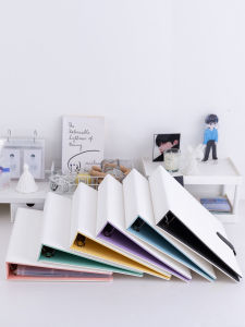 A4 Nine Grid Card Album Cover Shell Inner Pages Zha Nga Card Small Postcard Storage Book 9 Grids Loose Pages Square Card 6 Inch