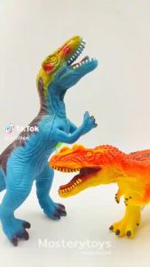 ไดโนเสาร์ยางบีบ กดแล้วมีเสียง งานชนห้าง ของเล่นเด็ก พร้อมส่ง